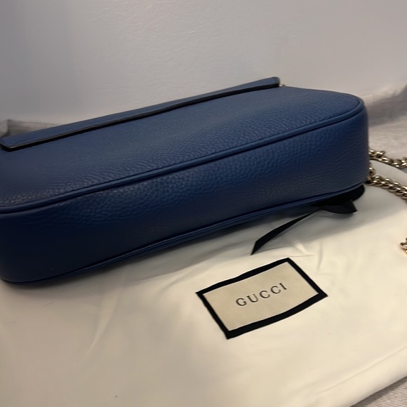 Gucci Soho Leather Chain Crossbody Bag - Picture 8 of 8